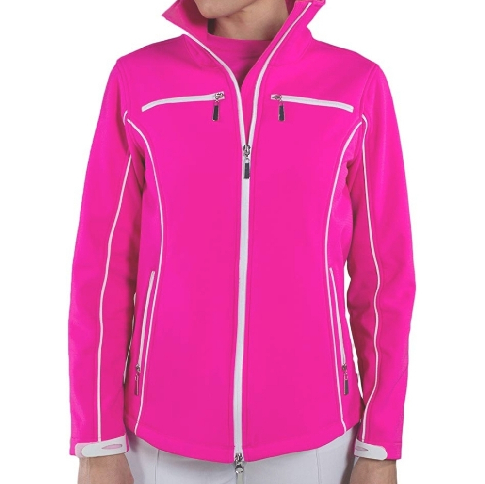 JoFit Fluorescent Pink Golf Jacket